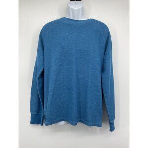 Goodfellow & Co Blue Long-Sleeve Crewneck Sweater 55% Cotton 45% Polyester